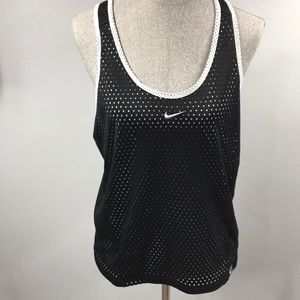 Nike reversible jersey. Size Large black and white